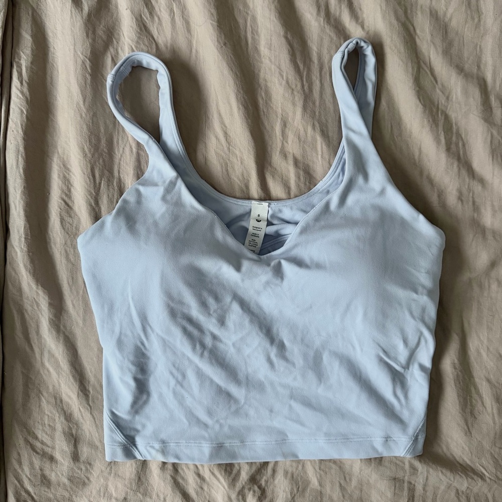 lululemon athletica Light PURPLE Sports Top with Built in Bra